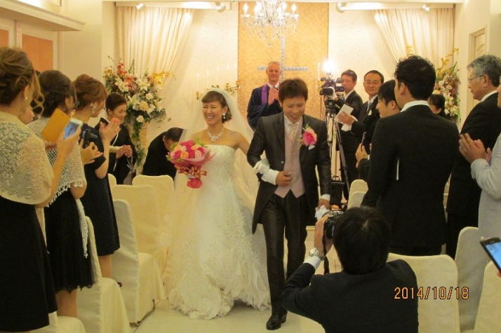 平成26年10月20日   小林さん結婚
